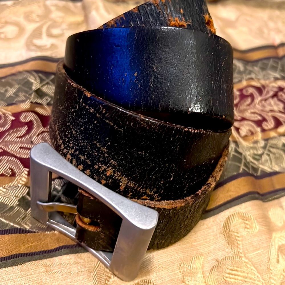 🔥DISTRESSED Y2K REAL LEATHER BELT